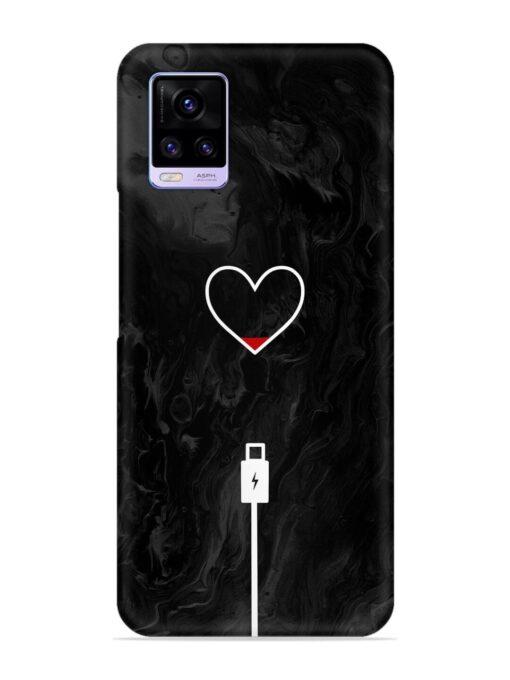 Heart Charging Vector Snap Case for Vivo V20 Zapvi