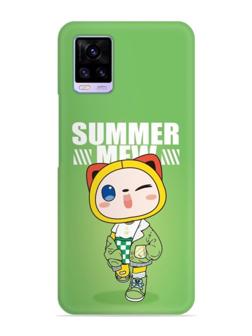 Summer Mew Snap Case for Vivo V20 Zapvi