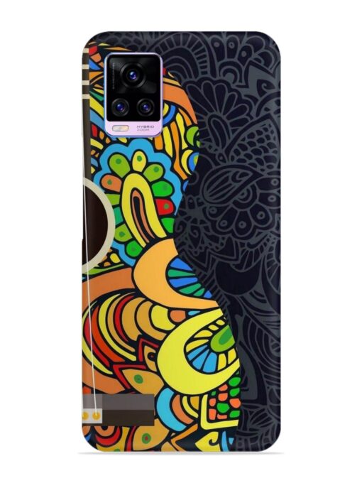 Guitar Vector Art Snap Case for Vivo V20 Pro Zapvi