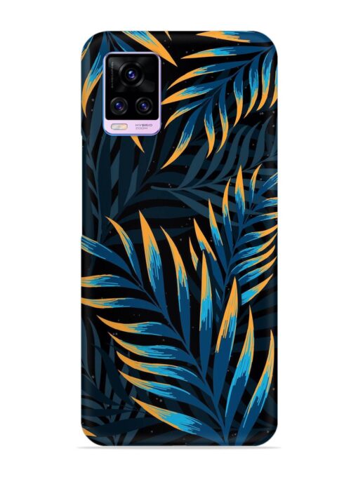 Abstract Leaf Art Snap Case for Vivo V20 Pro Zapvi