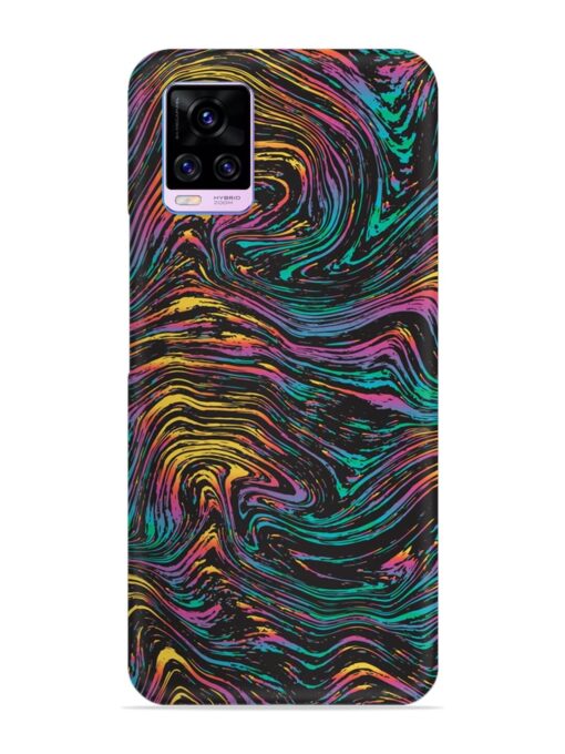 Abstract Liquid Colors Snap Case for Vivo V20 Pro Zapvi