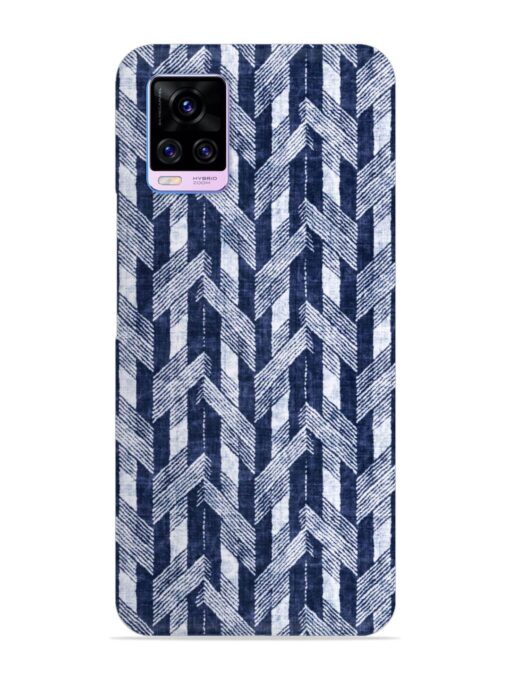 Abstract Herringbone Motif Snap Case for Vivo V20 Pro Zapvi