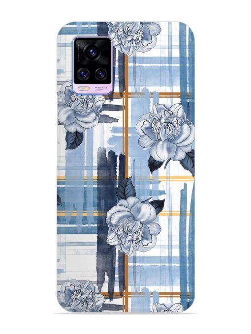 Watercolor Pattern Rose Snap Case for Vivo V20 Pro Zapvi