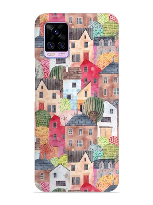 Abstract Seamless Pattern Snap Case for Vivo V20 Pro Zapvi