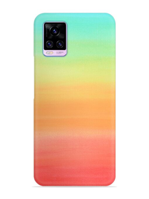 Background Sky Watercolor Snap Case for Vivo V20 Pro Zapvi