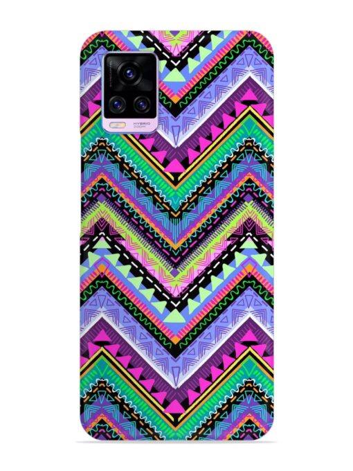 Tribal Aztec Print Snap Case for Vivo V20 Pro Zapvi