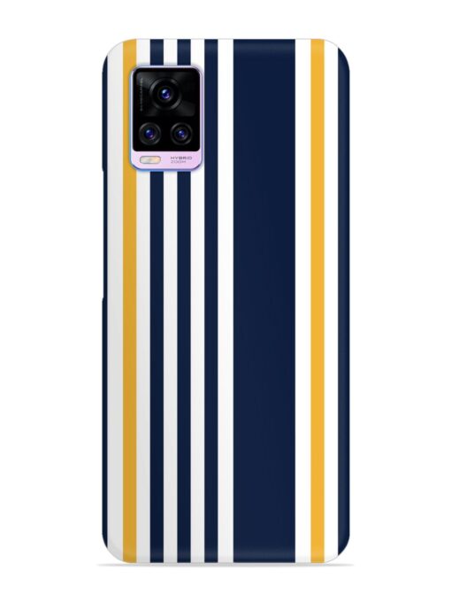 Seamless Stripe Pattern Snap Case for Vivo V20 Pro Zapvi