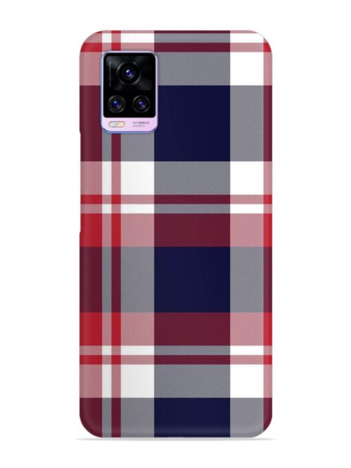 Classic Plaid Tartan Snap Case for Vivo V20 Pro Zapvi