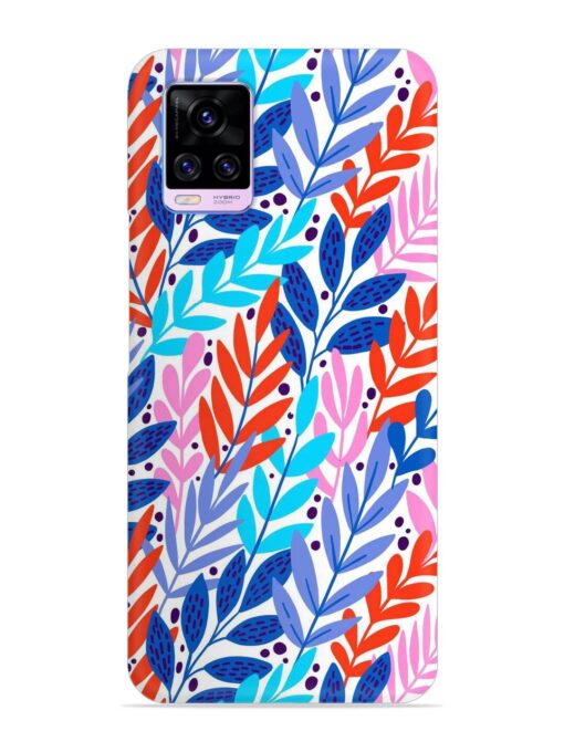 Bright Floral Tropical Snap Case for Vivo V20 Pro Zapvi