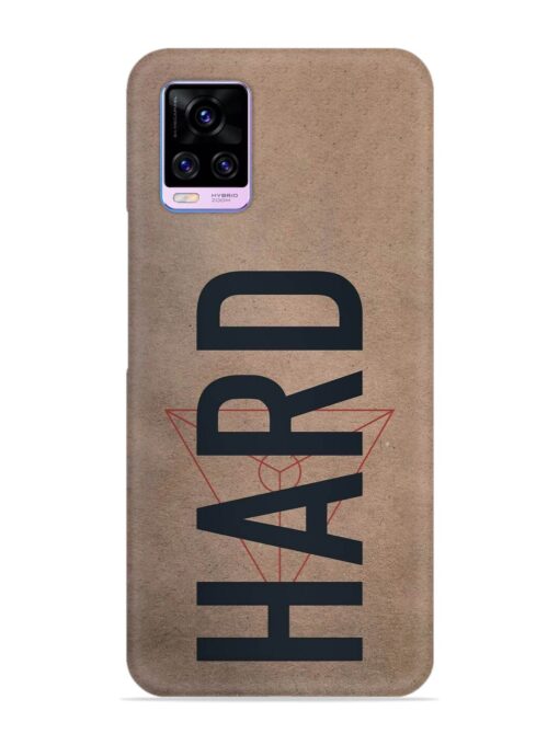 Hard Typo Snap Case for Vivo V20 Pro Zapvi