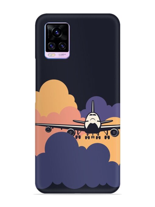 Aeroplane vector Snap Case for Vivo V20 Pro Zapvi