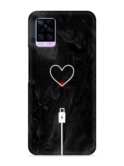 Heart Charging Vector Snap Case for Vivo V20 Pro Zapvi