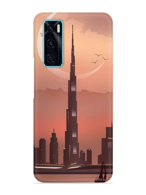 Landmark Burj Khalifa Snap Case for Vivo V20 Se Zapvi