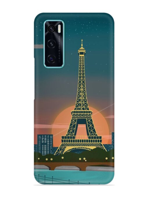 Scenery Architecture France Paris Snap Case for Vivo V20 Se Zapvi