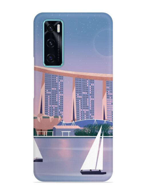 Singapore Scenery Architecture Snap Case for Vivo V20 Se Zapvi