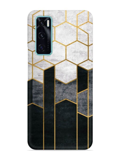 Cube Marble Art Snap Case for Vivo V20 Se Zapvi