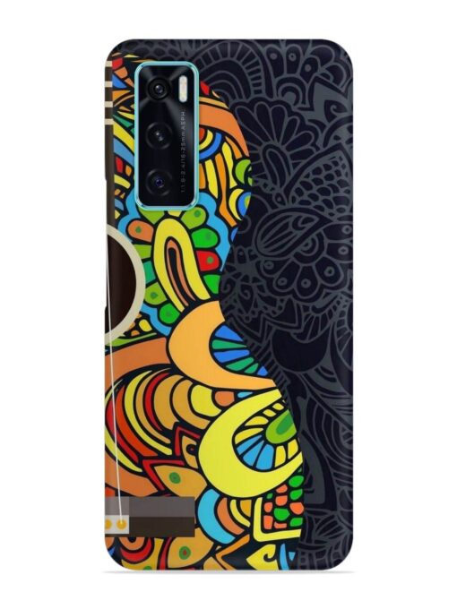 Guitar Vector Art Snap Case for Vivo V20 Se Zapvi