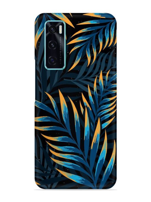 Abstract Leaf Art Snap Case for Vivo V20 Se