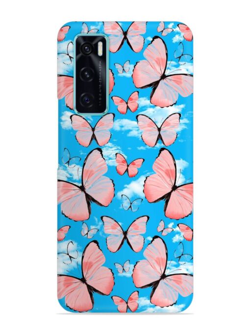 Seamless Pattern Tropical Snap Case for Vivo V20 Se Zapvi