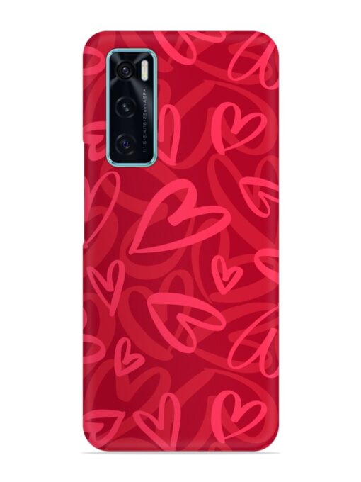 Seamless Romantic Pattern Snap Case for Vivo V20 Se Zapvi