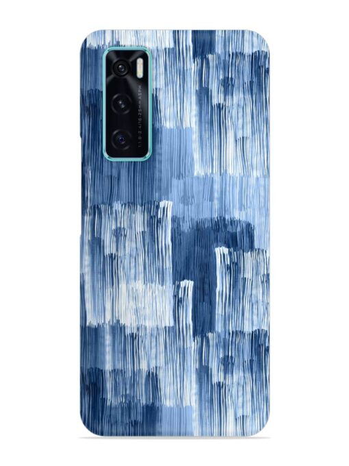 Abstract Pattern Stripes Snap Case for Vivo V20 Se Zapvi