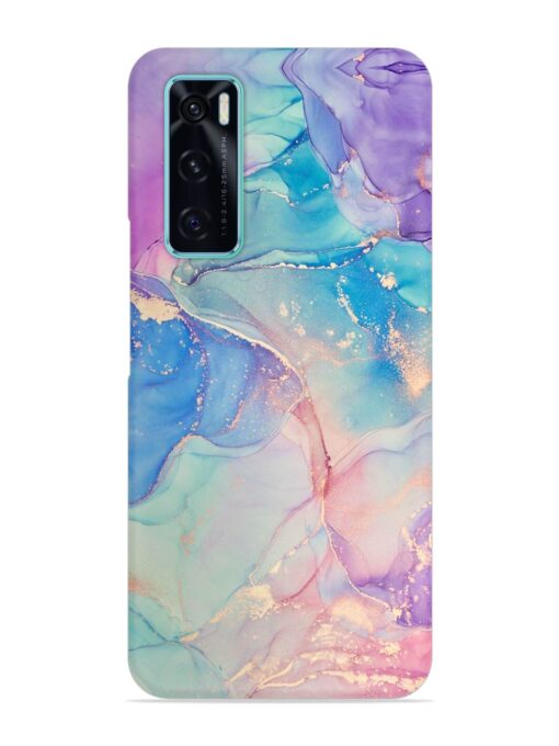 Alcohol Ink Colors Snap Case for Vivo V20 Se Zapvi