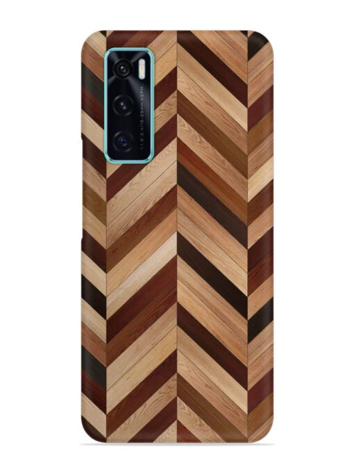 Seamless Wood Parquet Snap Case for Vivo V20 Se Zapvi