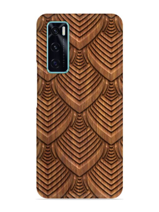 Carved Pattern On Snap Case for Vivo V20 Se Zapvi