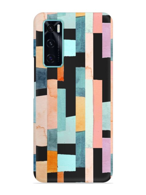 Geometric Seamless Pattern Snap Case for Vivo V20 Se Zapvi