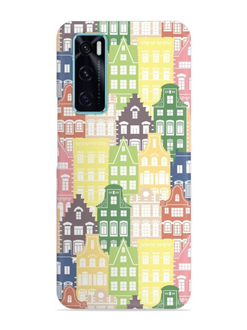 Seamless Shapes Pattern Snap Case for Vivo V20 Se Zapvi