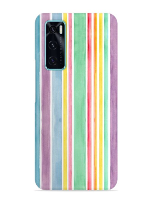 Hand Drawn Watercolor Snap Case for Vivo V20 Se Zapvi