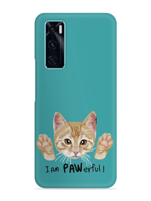 Typography Slogan Cat Snap Case for Vivo V20 Se Zapvi