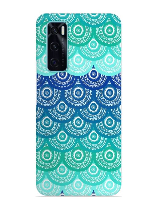 Ethnic Seamless Pattern Snap Case for Vivo V20 Se Zapvi