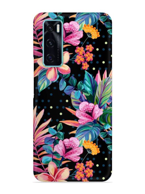 Seamless Floral Pattern Snap Case for Vivo V20 Se Zapvi