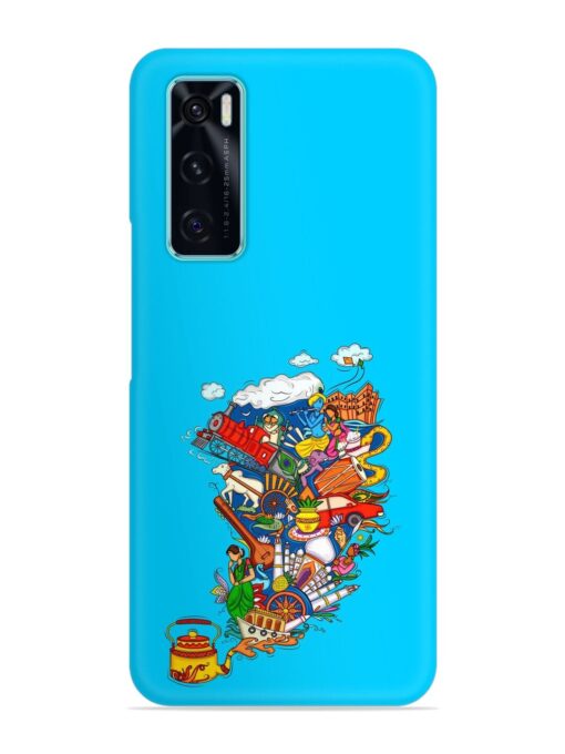 Vector Design Indian Snap Case for Vivo V20 Se Zapvi