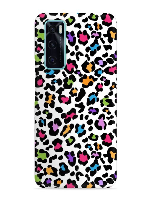 Seamless Leopard Pattern Snap Case for Vivo V20 Se Zapvi