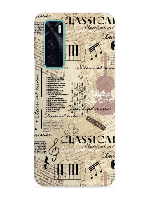 Classical Music Lpattern Snap Case for Vivo V20 Se Zapvi