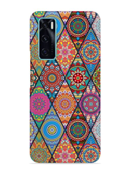 Seamless Tile Pattern Snap Case for Vivo V20 Se Zapvi