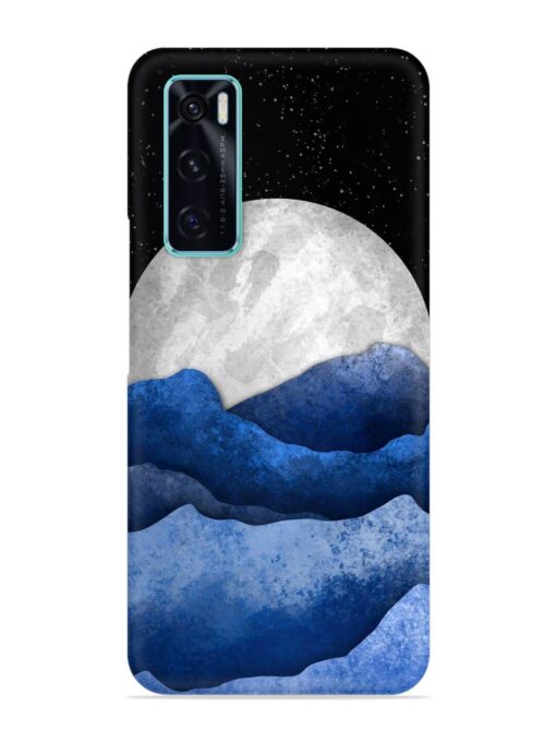 Full Moon Mountain Vector Snap Case for Vivo V20 Se Zapvi