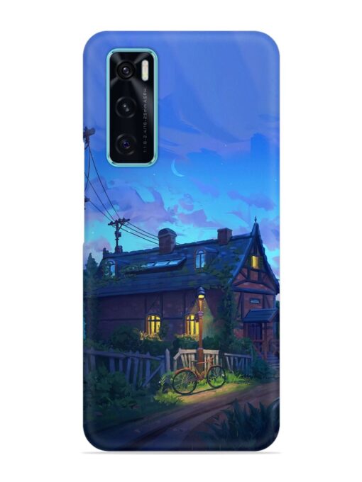 Beautiful Village House Snap Case for Vivo V20 Se Zapvi