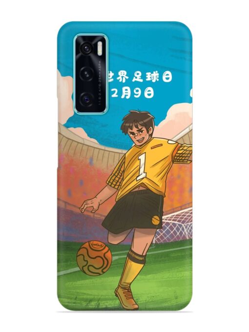 Soccer Kick Snap Case for Vivo V20 Se Zapvi