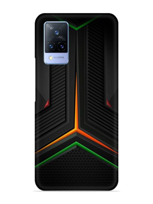 Orange Triangle Light Snap Case for Vivo V21 (5G) Zapvi