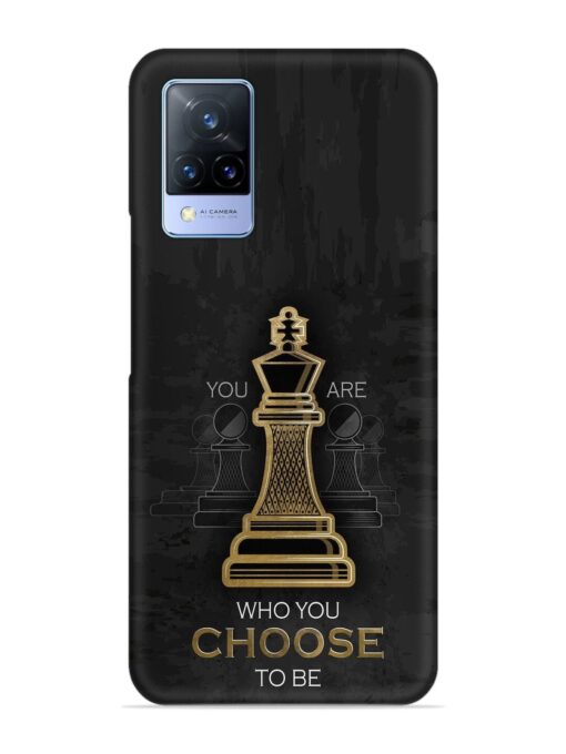 You Are Who Choose To Be Snap Case for Vivo V21 (5G) Zapvi