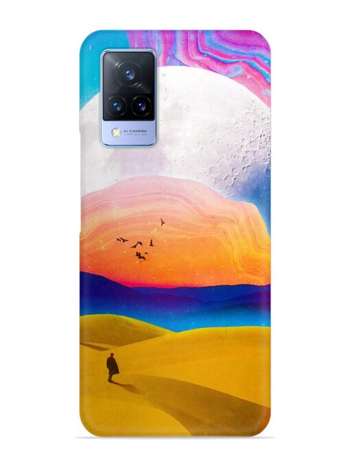 Sandy Desert Snap Case for Vivo V21 (5G) Zapvi