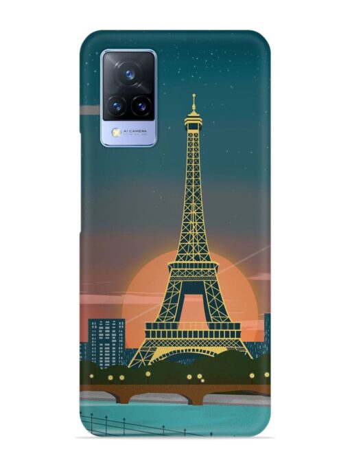 Scenery Architecture France Paris Snap Case for Vivo V21 (5G) Zapvi