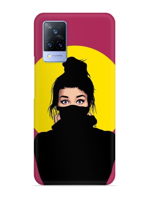 Girly Vector Snap Case for Vivo V21 (5G) Zapvi