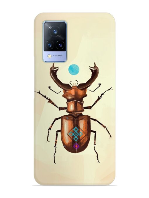 Stag Beetle Vector Snap Case for Vivo V21 (5G)