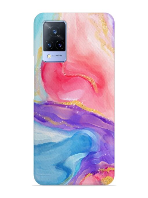 Watercolor Gradient Snap Case for Vivo V21 (5G) Zapvi