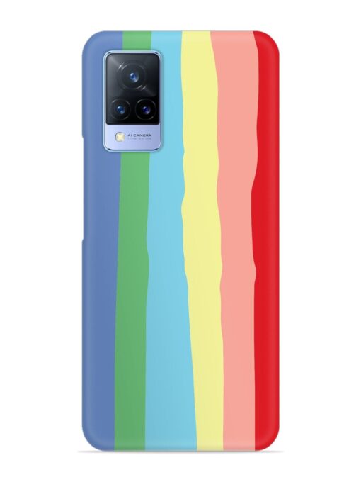 Rainbow Premium Shade Snap Case for Vivo V21 (5G) Zapvi