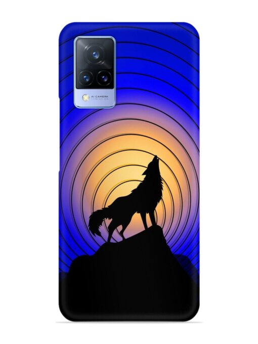 Fox Roaring Design Snap Case for Vivo V21 (5G) Zapvi